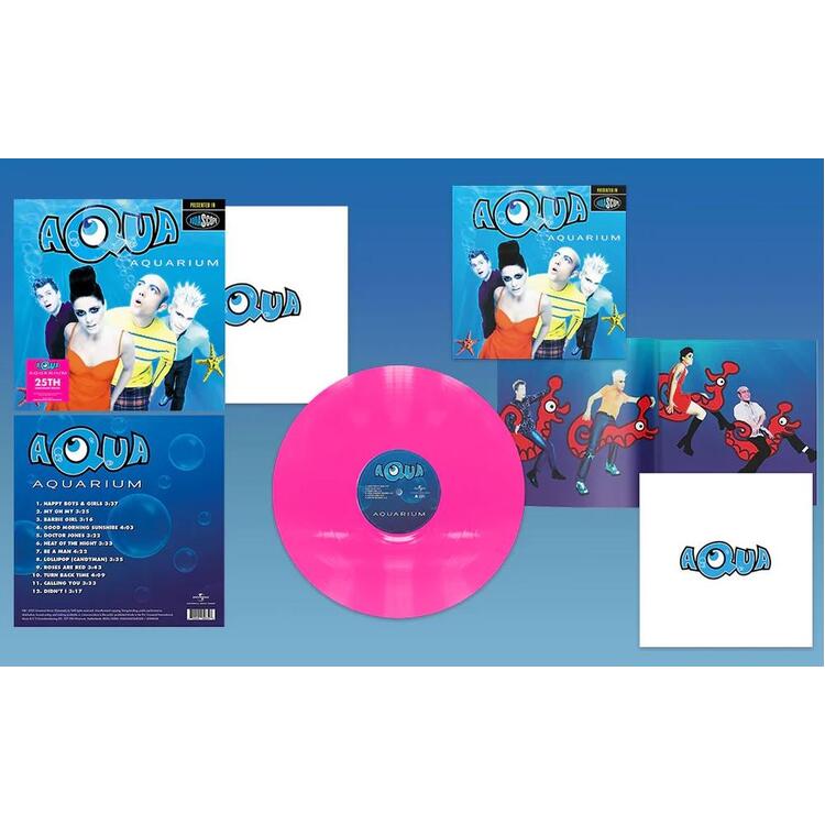 AQUA - Aquarium: 25th Anniversary Edition (Limited Pink Coloured Vinyl)