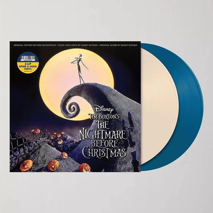 SOUNDTRACK - Nightmare Before Christmas  (2lp Coloured Bone Aqua)