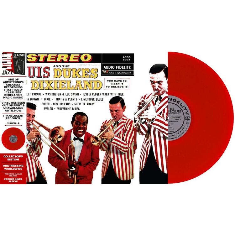 LOUIS ARMSTRONG - Louis And The Dukes Of Dixieland (Red Vinyl)