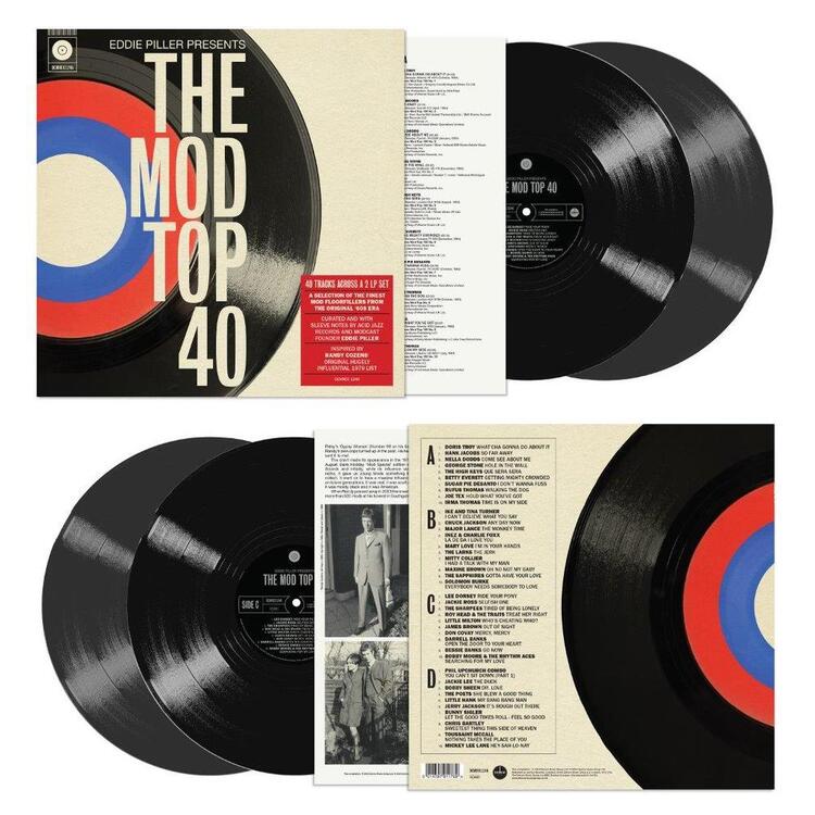 VARIOUS ARTISTS - Eddie Piller Presents The Mod Top 40 (Vinyl)