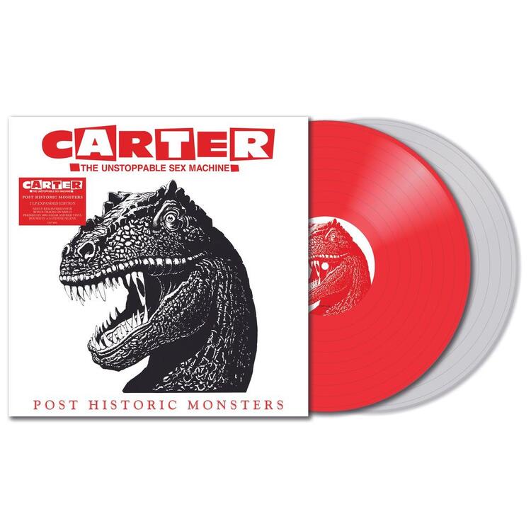 CARTER THE UNSTOPPABLE SEX MACHINE - Post Historic Monsters: Expanded Edition (Red & Clear Coloured Vinyl)