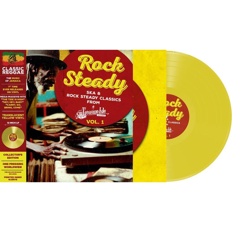 VARIOUS ARTISTS - Rock Steady (Classics From Treasure Isle) Volume 2 (Red Vinyl)