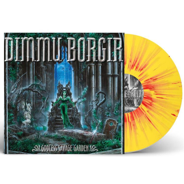 DIMMU BORGIR - Godless Savage Garden (Limited Yellow Orange Red Splatter Coloured Vinyl)