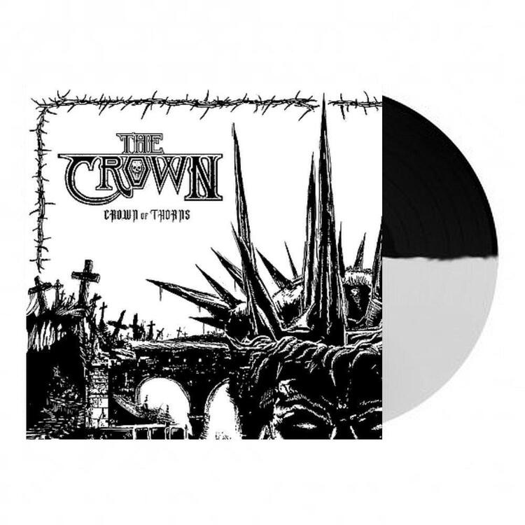 THE CROWN - Crown Of Thorns (Black/white Split Vinyl)