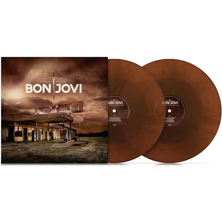 VARIOUS ARTISTS - Many Faces Of Bon Jovi (Transparent Marbled Vinyl)