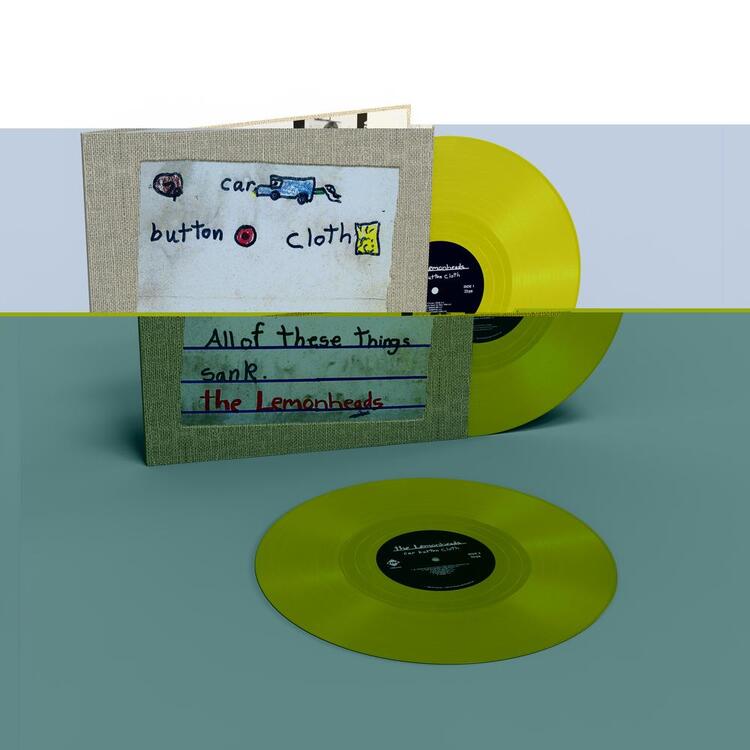 THE LEMONHEADS - Car Button Cloth (Deluxe Expanded 'clothbound' Edition - Yellow Vinyl)