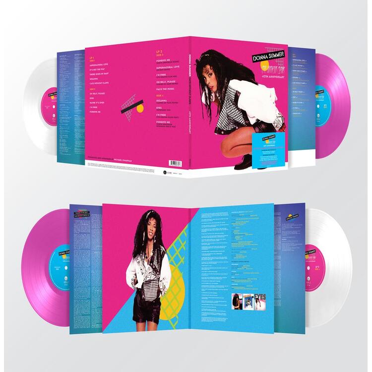 DONNA SUMMER - Cats Without Claws 40th Anniversary (Hot Pink & White Coloured Vinyl)