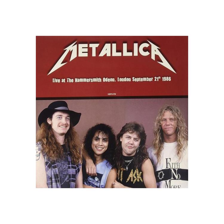 METALLICA - Live At The Hammersmith Odeon London September 21th 1986 (Red Vinyl)