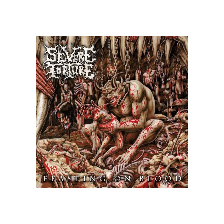 SEVERE TORTURE - Feasting On Blood (Splatter Vinyl)