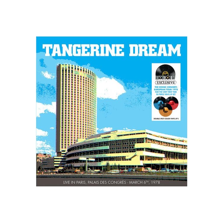 TANGERINE DREAM - Live Au Palais Des Congr S 1978 (Limited Half/half Orange, Red & Blue / Black Vinyl)