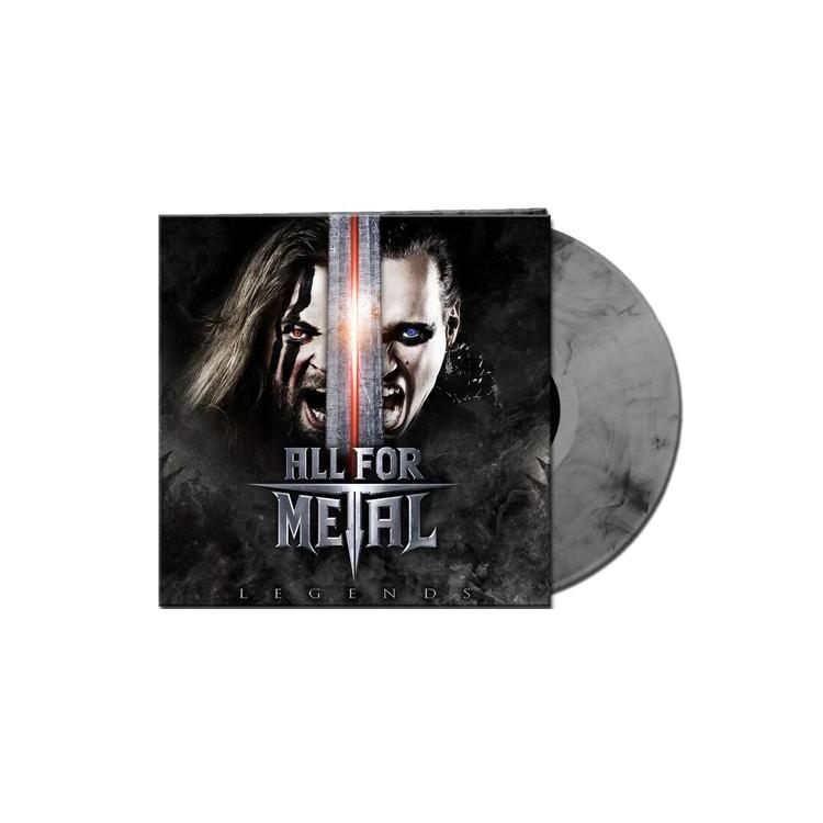 ALL FOR METAL - Legends (Silver/black Marbled Vinyl)