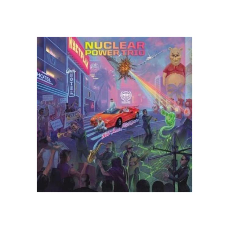 NUCLEAR POWER TRIO - Wet Ass Plutonium [2lp] (Coke Bottle Clear With Hot Pink Color In Color Vinyl)