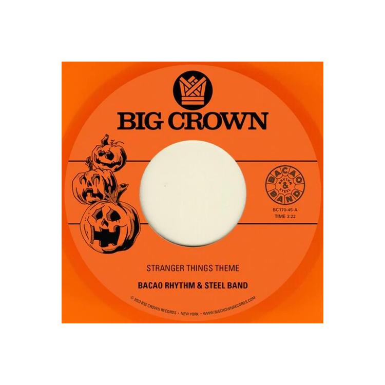 BACAO RHYTHM & STEEL BAND - Stranger Things Theme B/w Halloween Theme [7in] (Pumpkin Orange Vinyl)