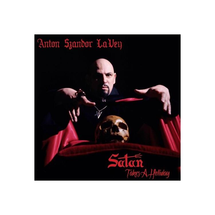 ANTON LAVEY - Satan Takes A Holiday - Red Marble