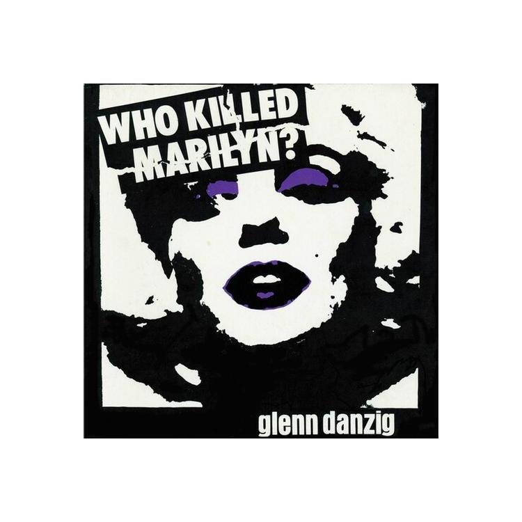 GLENN DANZIG - Who Killed Marilyn? - White/purple/black Splatter