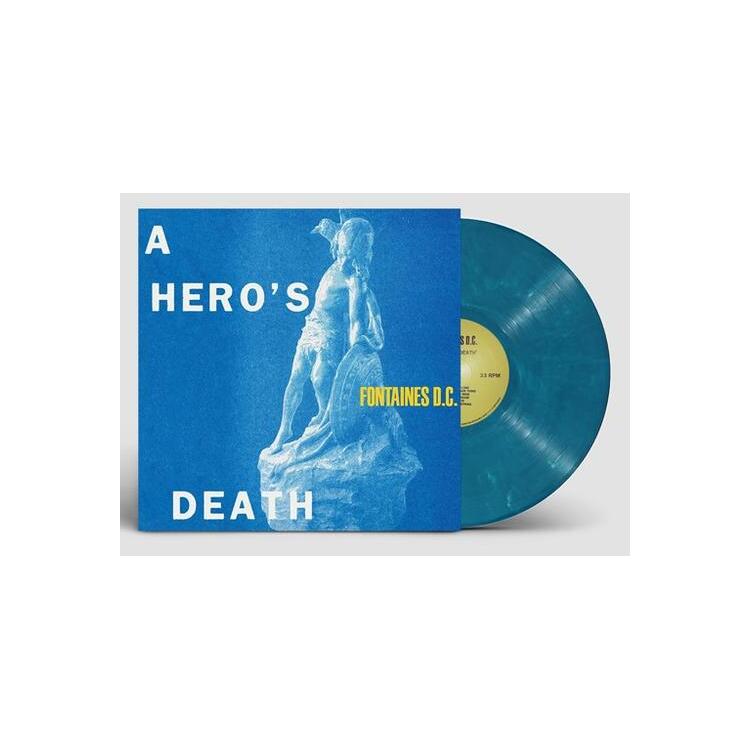 FONTAINES D.C. - A Hero’s Death (Blue/white Swirl)