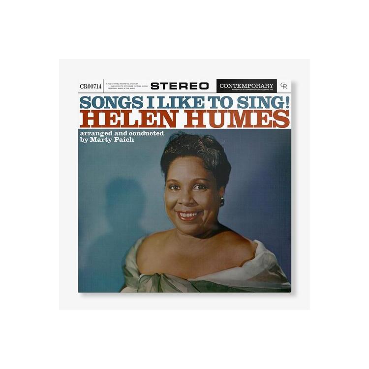 HELEN HUMES - Songs I Like To Sing (Contemporary Records)