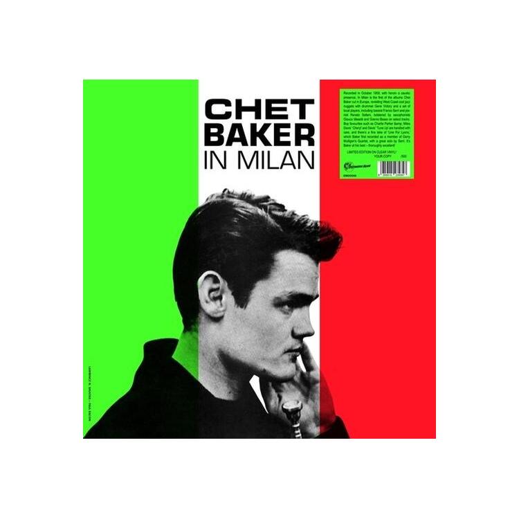 CHET BAKER - In Milan (Numbered Edition) (Clear Vinyl)