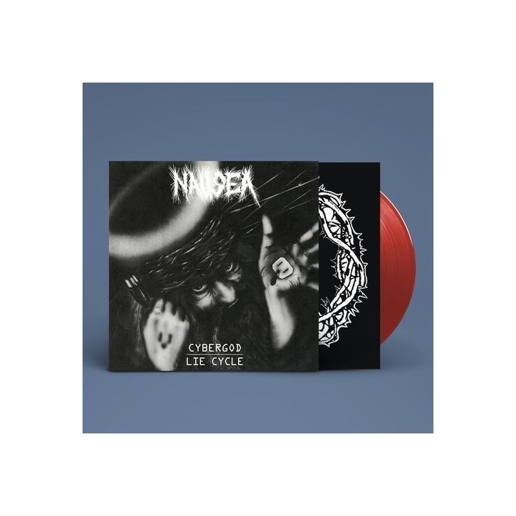 NAUSEA - Cybergod / Lie Cycle [lp] (Transparent Red Vinyl)