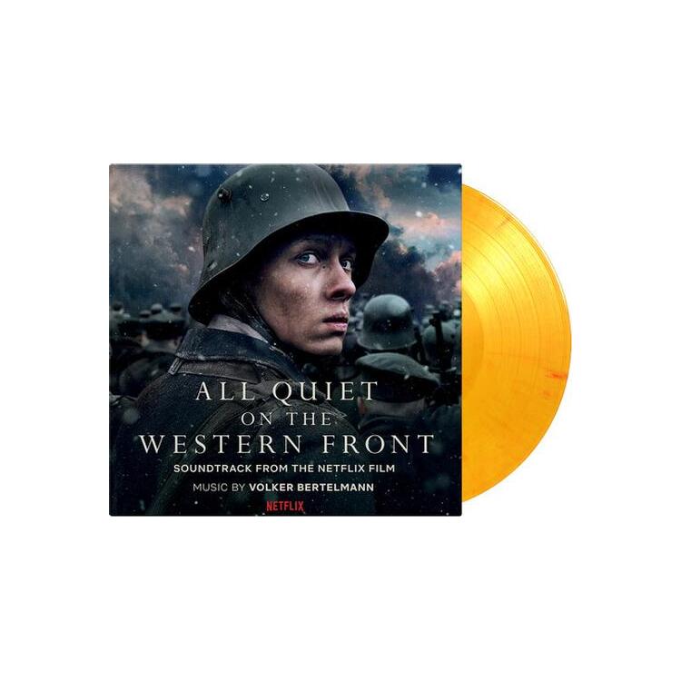 VOLKER BERTELMANN - All Quiet On The Western Front (Soundtrack) [lp] (Limited Flaming Colored 180 Gram Audiophile Vinyl, 4 Page Booklet With Movie Sti