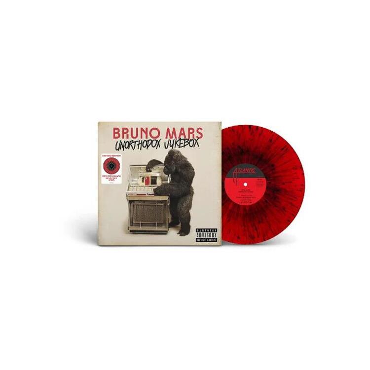 BRUNO MARS - Unorthodox Jukebox [lp] (Red With Black Splatter Vinyl, Limited, Import)