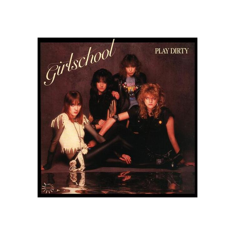 GIRLSCHOOL - Play Dirty (Red Marble Vinyl)