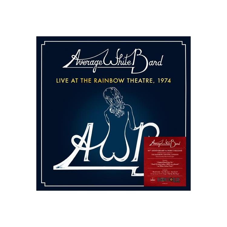 AVERAGE WHITE BAND - Live At The Rainbow Theatre: 1974 (140g White Vinyl) (Rsd 2024)