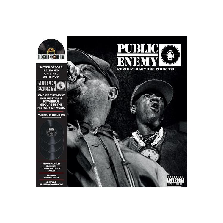 PUBLIC ENEMY - Revolverlution Tour 2003 (Limited Triple Black Vinyl)