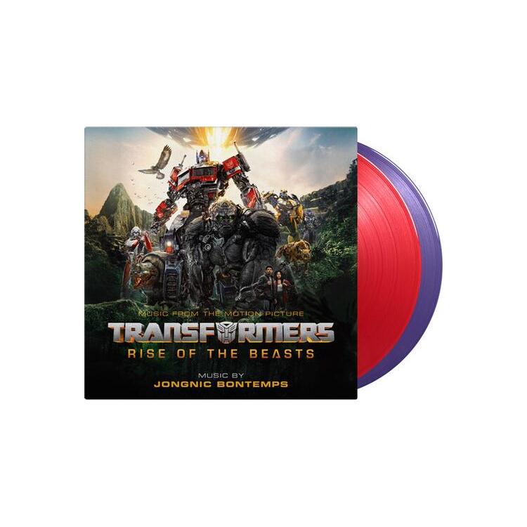 JONGNIC BONTEMPS - Transformers: Rise Of The Beasts (Soundtrack) [2lp] (Limited 'autobots' Red & 'decepticons' Purple 180 Gram Audiophile Vinyl, 4 Pag