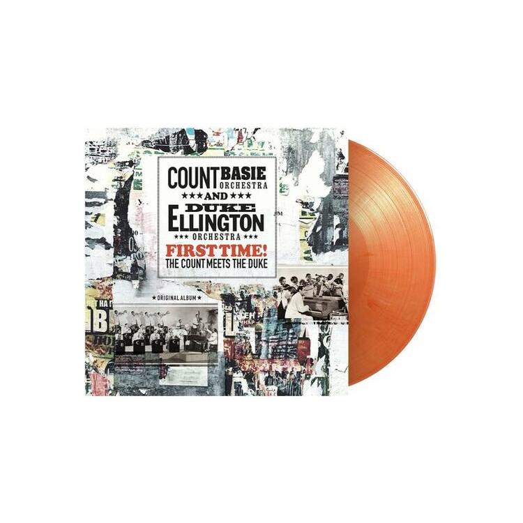 DUKE ELLINGTON & COUNT BASIE - First Time! The Count Meets The Duke (Limited Solid Orange & Solid White Coloured Vinyl)