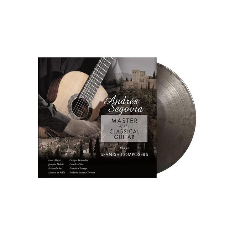 ANDRES SEGOVIA - Master Of The Classical Guitar: Plays Spanish Composers (Limited Solid Silver & Black Coloured Vinyl)