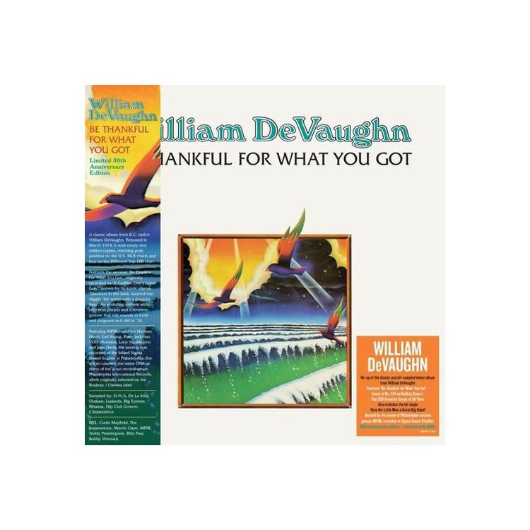 WILLIAM DEVAUGHN - Be Thankful For What You Got: 50th Anniversary