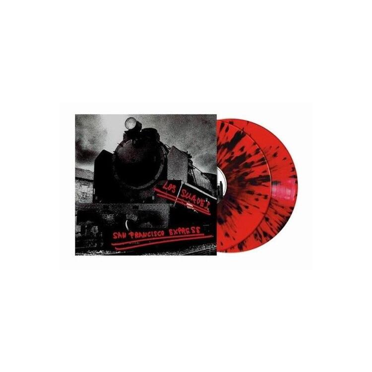 LOS SUAVES - San Francisco Express - Red & Black Splatter Vinyl