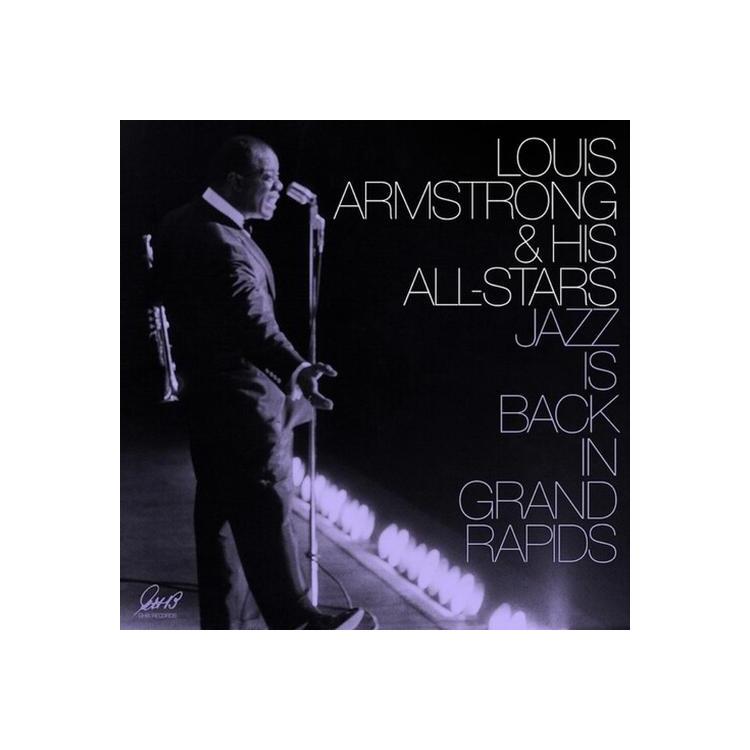 LOUIS & HIS ALL-STARS ARMSTRONG - Jazz Is Back In Grand Rapids - Purple