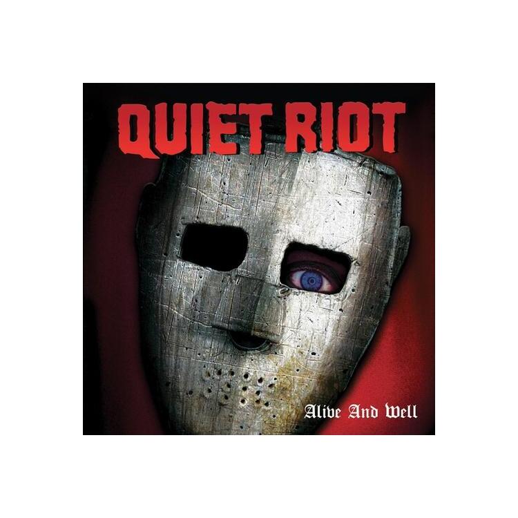 QUIET RIOT - Alive & Well - Red & Black Splatter