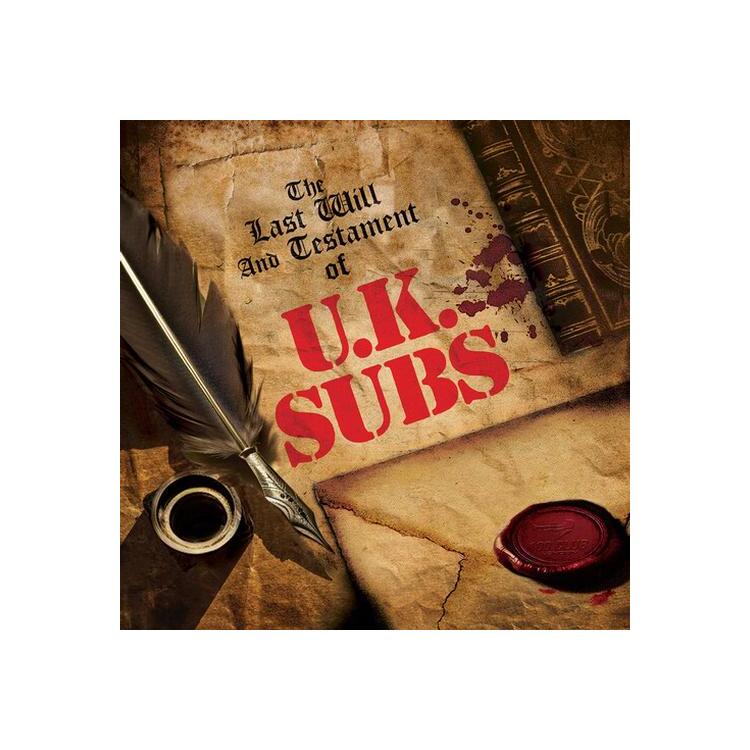 UK SUBS - Last Will & Testament Of Uk Subs