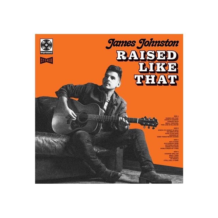 JAMES JOHNSTON - Raised Like That (Limited Orange Coloured Vinyl) - Rsd 2024