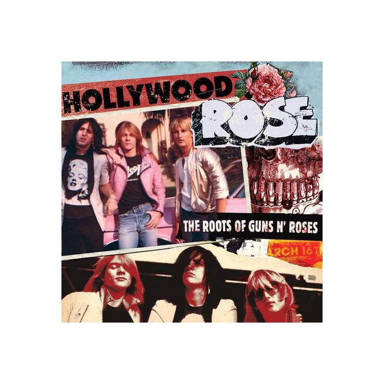 HOLLYWOOD ROSE - Roots Of Guns N' Roses - Red/white Split Splatter