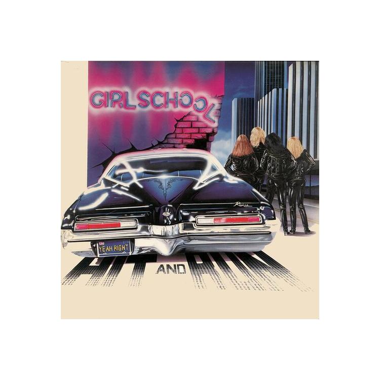 GIRLSCHOOL - Hit & Run - Marbled