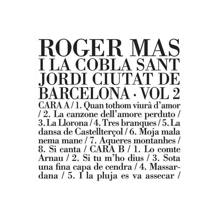 ROGER MAS - I La Cobla De Sant Jordi Ciutat De Barcelona Vol 2