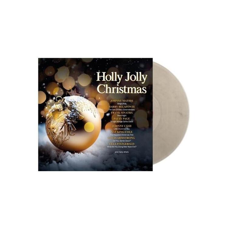 VARIOUS ARTISTS - Holly Jolly Christmas [lp] (Clear & White 180 Gram Vinyl, Limited)