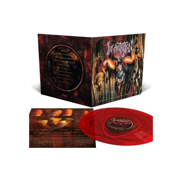 INCANTATION - Mortal Throne Of Nazarene (Reissue) (Custom Ripple Vinyl)