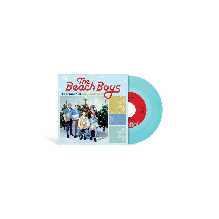 THE BEACH BOYS - Little Saint Nick [7in] (Ice Blue Vinyl)