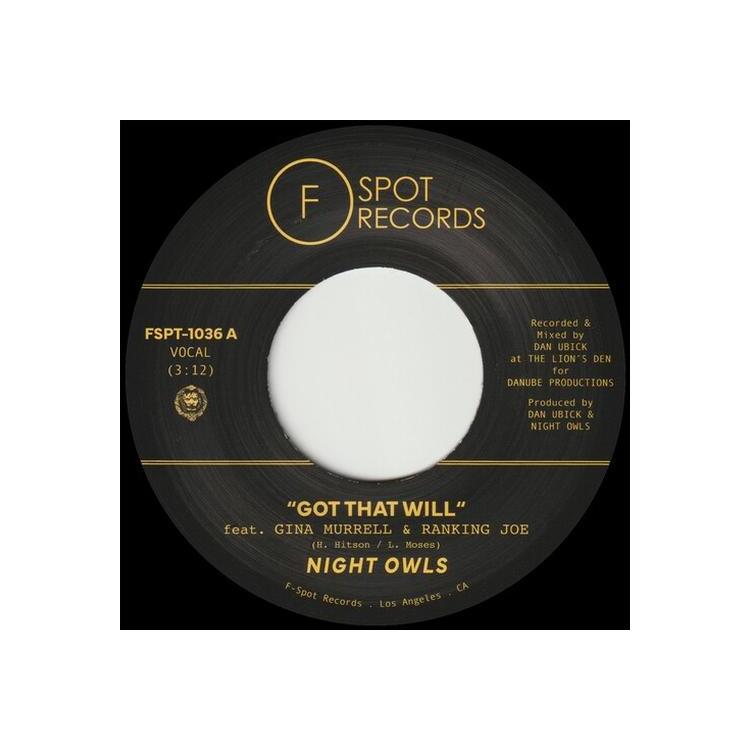 NIGHT OWLS - Got That Will B/w Got That Dub