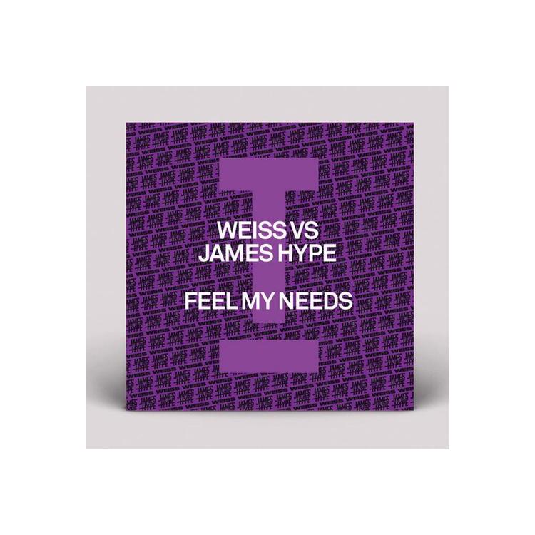 WEISS VS JAMES HYPE - Feel My Needs [12in] (White, Purple & Black Splatter Effect Vinyl)