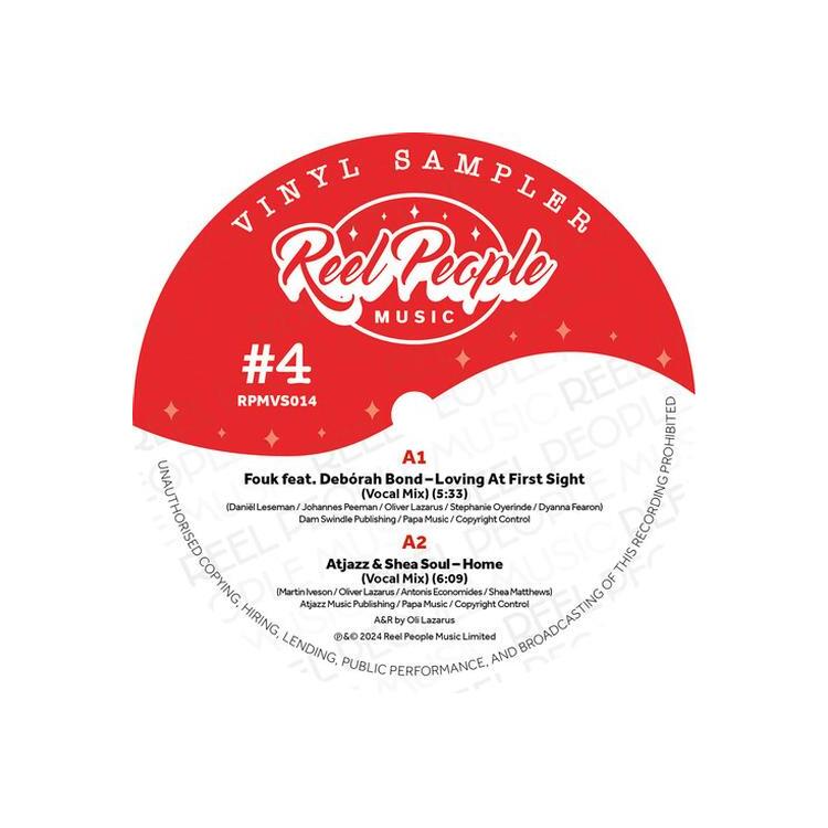 VARIOUS ARTISTS - Reel People Music Vinyl Sampler: Vol. 4 [12in] (Red Vinyl)