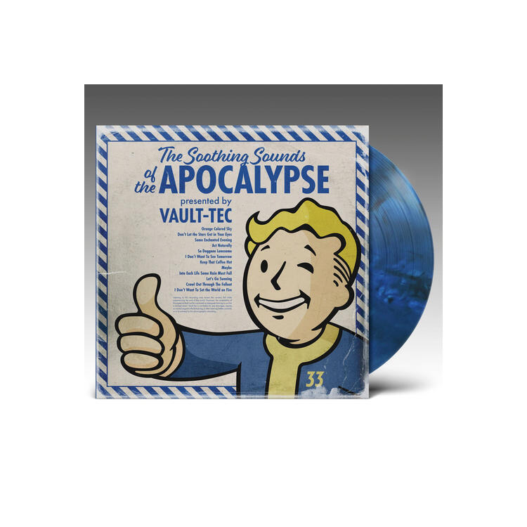 SOUNDTRACK - Fallout: The Soothing Sounds Of The Apocalypse - Presented By Vault-tec (Blue Smoke Coloured Vinyl)