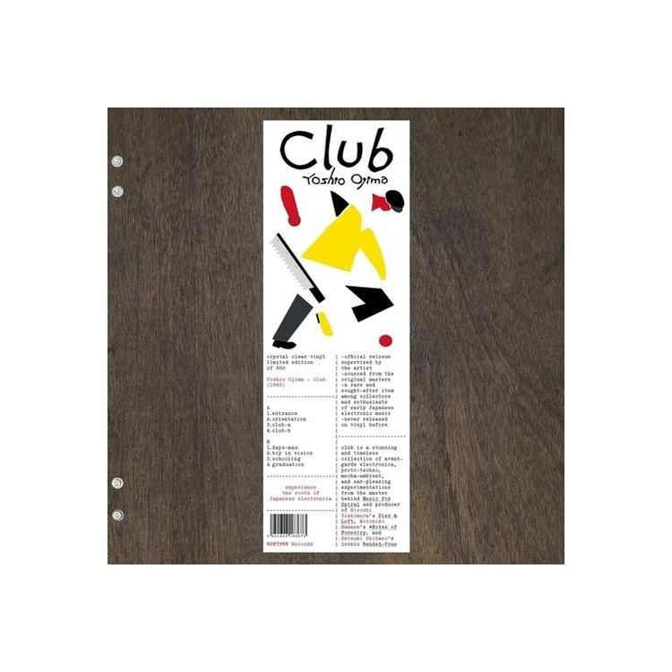 YOSHIO OJIMA - Club (Crystal Clear Vinyl,Lp,350gsm Sleeve,Sticker)