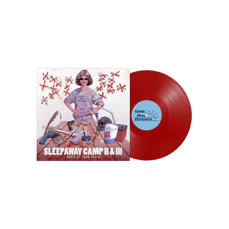 JOHN ALTYN - Sleepaway Camp Ii & Iii [12in Ep] (Blood Red Vinyl, Never-before Released In Any Format, Remastered, Flexi-postcard With Audio Trailer, G