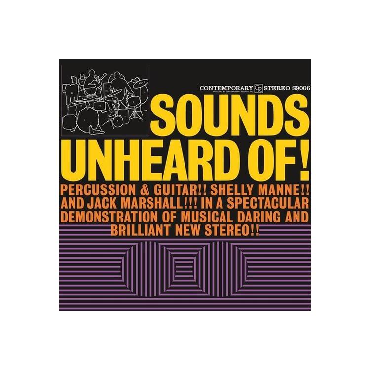 SHELLY MANNE AND JACK MARSHALL - Sounds Unheard Of! [lp] (180 Gram Audiophile Vinyl, Gatefold)